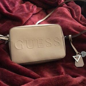 Guess mini camera bag 🥰 with bag charms ❤️